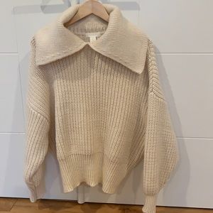 Cream sweater